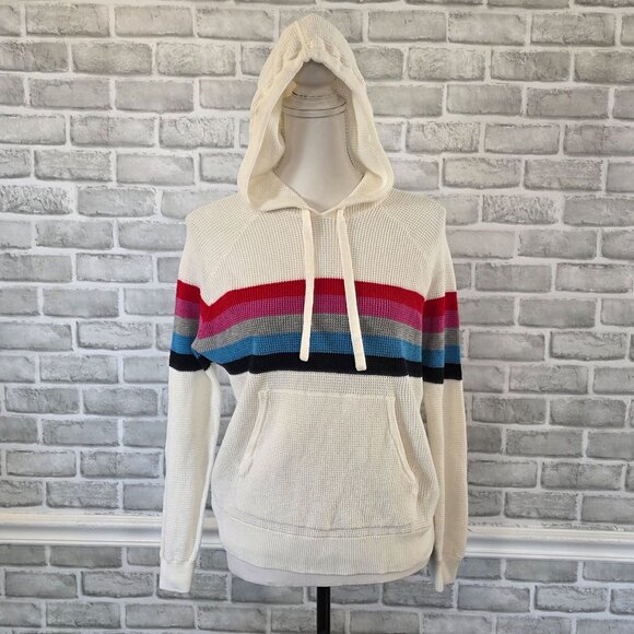 Faherty Throwback Organic Cotton Cashmere Sweater Hoodie XS Cozy Gorpcore - Picture 9 of 9